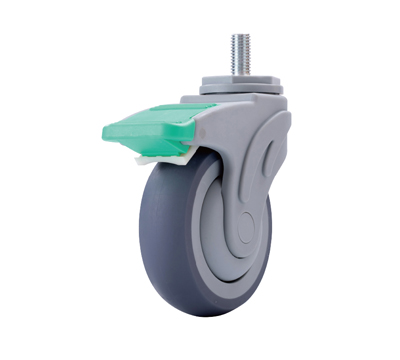 NY Series 100 mm Single-Wheel Caster (Full Braking)