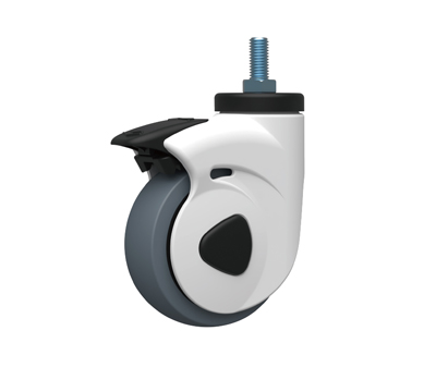 NT Series 100 mm Single-Wheel Caster (Full Braking)