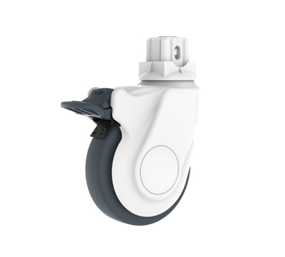 DW Series 125 mm Single-Wheel Caster (Full Braking)