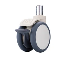 RSD Series 120 mm Twin-Wheel Caster (Full Braking)