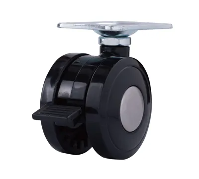 T1 Series 50 mm Twin-Wheel Caster (Full Braking)