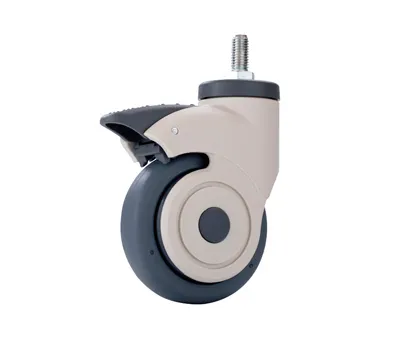N Series 125 mm Single-Wheel Caster (Full Braking)
