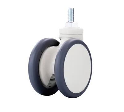 s series 100 mm twin wheel caster full freedom