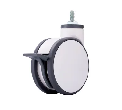 S Series 125 mm Twin-Wheel Caster (Full Braking)