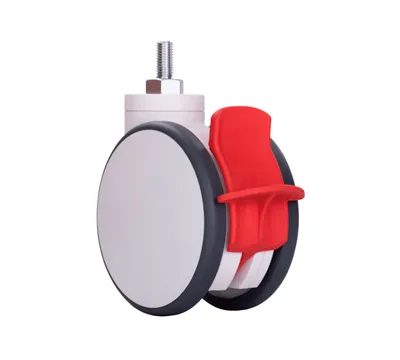 MR Series 125 mm Twin-Wheel Caster (Full Braking)