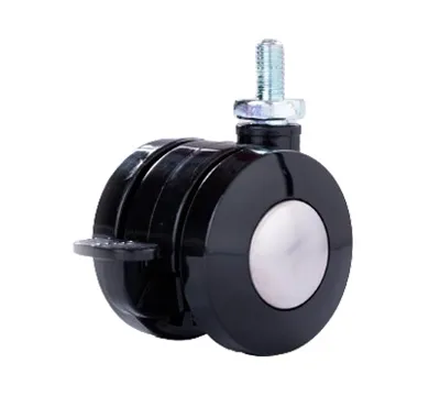 T1 Series 60 mm Twin-Wheel Caster (Full Braking)