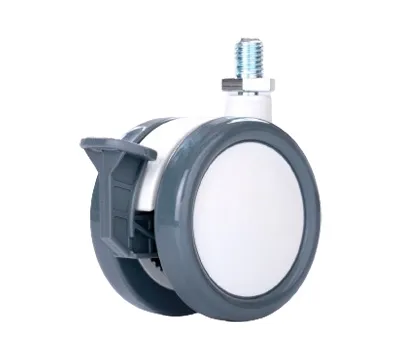 T1 Series 75 mm Twin-Wheel Caster (Full Braking)