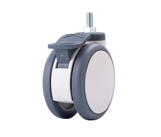 t2 series 125 mm twin wheel caster factories