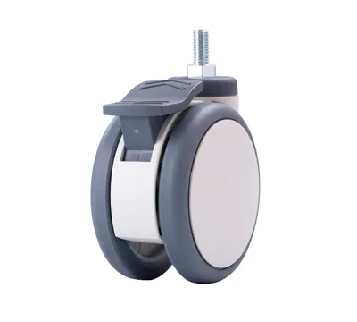 T2 Series 125 mm Twin-Wheel Caster (Full Braking)