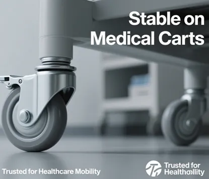 Features of T1 Series 75 mm Twin-Wheel Caster (Full Freedom)