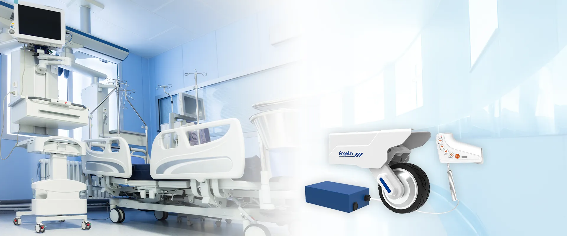 Electric Power-Assisted Casters · Powerful & Effortless