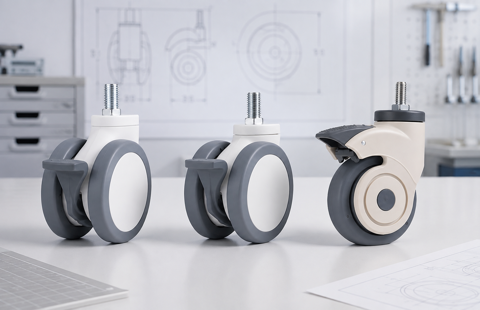 What Is a Caster? Parts, Types, Mounting and Locking Systems Explained